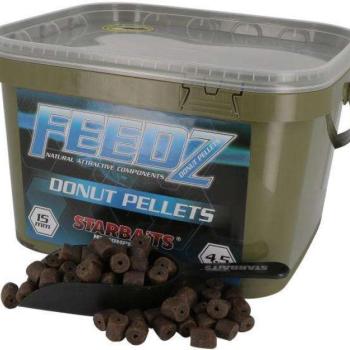 Starbaits feedz donuts (pellet lyukkal) 15mm 4,5kg etető pellet kép