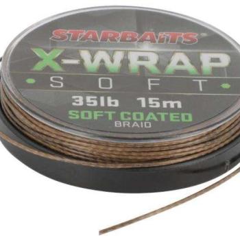 Starbaits fonott előkezsinór x wrap soft coated 25lb 15m kép