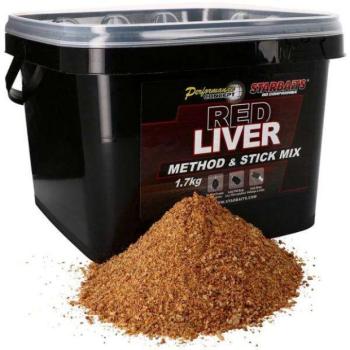 Starbaits method -and- stick mix red liver 1,7kg etetőanyag kép