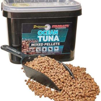 Starbaits ocean tuna pellet mixed 2kg, etető pellet kép