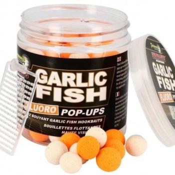 Starbaits Pop-Up Fluo Garlic Fish 14 mm 80 g kép