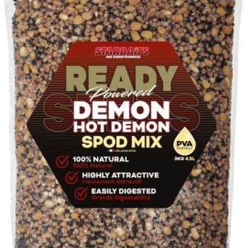 Starbaits ready seeds hot demon spod mix 3kg magmix kép