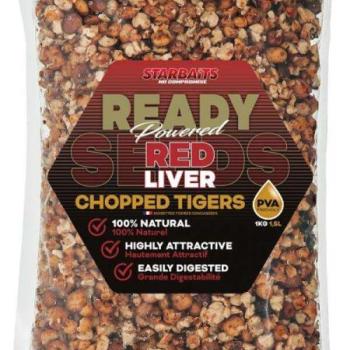 Starbaits ready seeds red liver chopped tiger 1kg tigrismogyoró kép