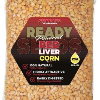 Starbaits ready seeds red liver corn 3kg kukorica kép