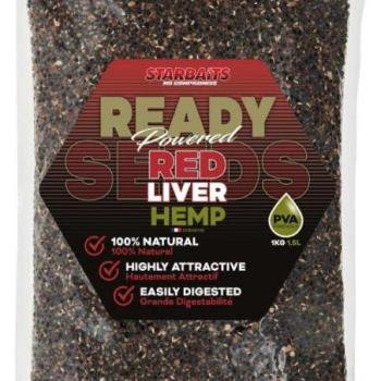 Starbaits ready seeds red liver hemp 1kg kender kép