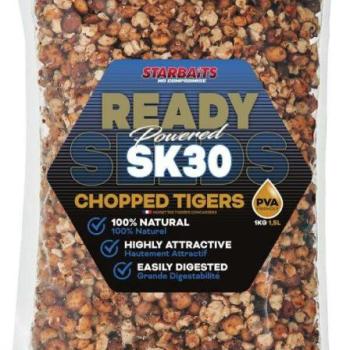 Starbaits ready seeds sk30 chopped tiger 1kg tigrismogyoró kép