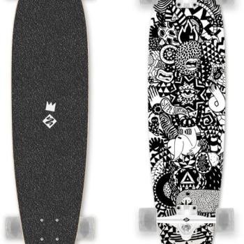 Street Surfing Cut Kicktail 36" Rumble Jungle - Artist Series kép