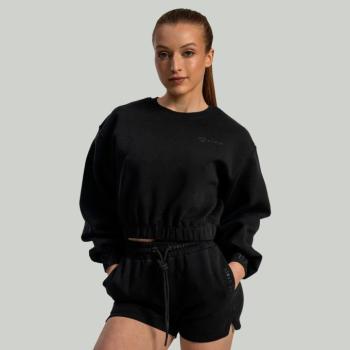 STRIX Lunar női cropped pulóver Black kép
