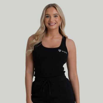 STRIX Ribbed női atléta Black kép