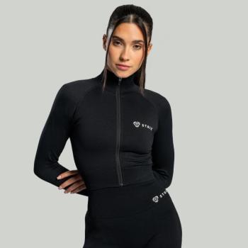 STRIX Seamless női cropped top Black kép