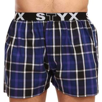 Styx MEN'S BOXERS SHORTS SPORTS RUBBER Férfi alsónemű, sötétkék, méret kép