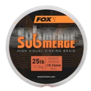 Submerge bright orange sinking braid 300m 25lb/0.16mm kép