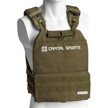 Súlymellény Capital Sports Battlevest 2.0 2 x 4 kg - zöld kép