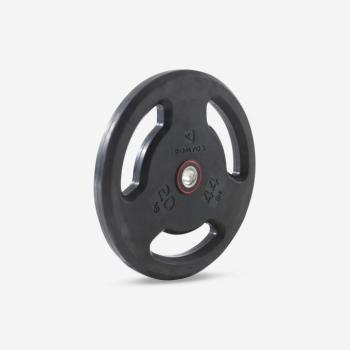 Súlyzótárcsa testépítéshez gumírozott fém, 20 kg-os, 28 mm-es rúdhoz Corength kép