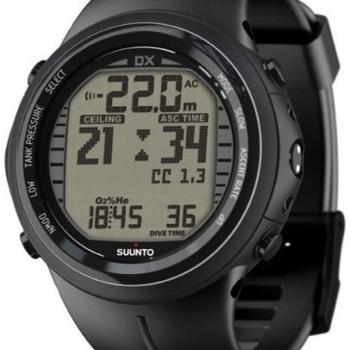 Suunto DX Elastomer + USB, fekete kép