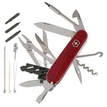 Svájci bicska, multifunkciós zsebkés Victorinox Cyber-Tool 34 kép