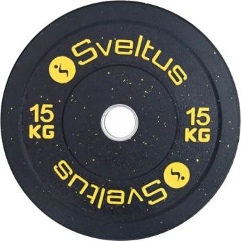 SVELTUS OLYMPIC DISC BUMPER 15 kg x 50 mm Súlyzótárcsa, fekete, méret kép