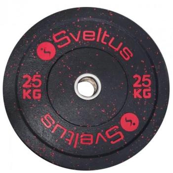 SVELTUS OLYMPIC DISC BUMPER 25 kg x 50 mm Súlyzótárcsa, fekete, méret kép