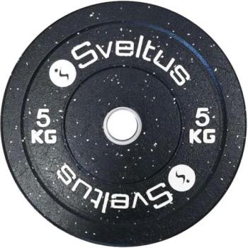 SVELTUS OLYMPIC DISC BUMPER 5 kg x 50 mm Súlyzótárcsa, fekete, méret kép