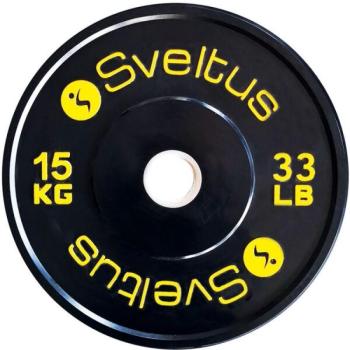 SVELTUS TRAINING OLYMPIC DISC 15 kg x 50 mm Súlyzótárcsa, fekete, méret kép