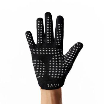 Tavi Noir Training Grip Gloves Ebony csúszásgátló edzőkesztyű sporthoz, jógához, pilateshez Méret: M 7.5 - 8.5 cm kép