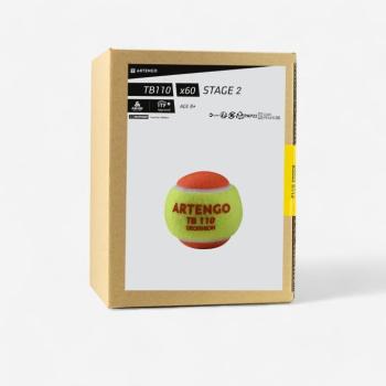 Teniszlabda TB110 60 db, narancssárga Artengo kép