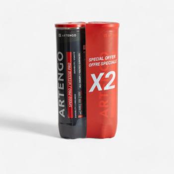 Teniszlabda TB930, 2x4 db, sárga Artengo kép
