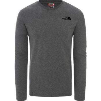 The North Face L/S EASY TEE DEEP M Férfi póló, szürke, méret kép