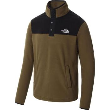 The North Face M HOMESAFE SNAP NECK FLEECE PULLOVER Férfi fleece pulóver, khaki, méret kép