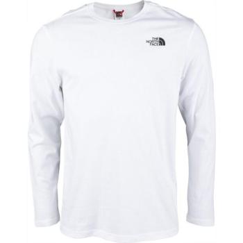 The North Face M L/S RED BOX TEE - EU Férfi hosszú ujjú felső, fehér, méret kép