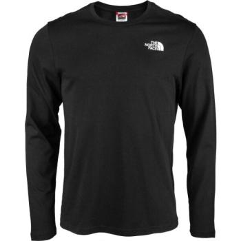 The North Face M L/S RED BOX TEE - EU Férfi hosszú ujjú felső, fekete, méret kép