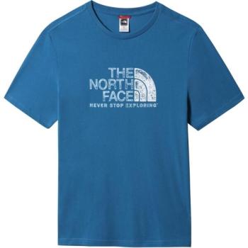 The North Face M S/S RUST 2 TEE Férfi rövid ujjú póló, kék, méret kép