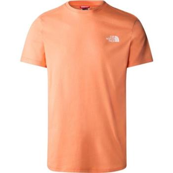 The North Face M S/S SIMPLE DOME TEE Férfi póló, narancssárga, méret kép