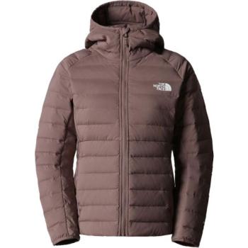 The North Face W BELLEVIEW STRETCH DOWN HOODIE Női kabát, barna, méret kép