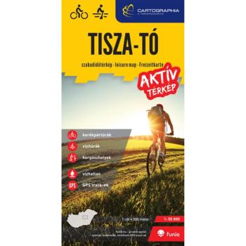 Tisza-tó aktív térkép Cartographia kép