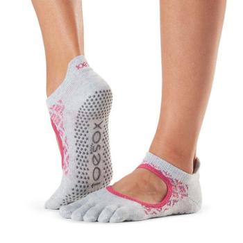 Toesox Fulltoe Bellarina Grip csúszásgátló zokni (Siesta) Méret: M 39-42,5 kép