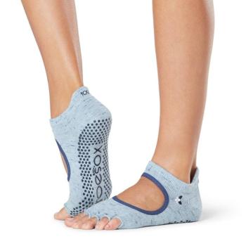 Toesox Halftoe Bellarina Grip csúszásgátló zokni (Bluebell) Méret: S 36-38 kép