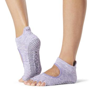 Toesox Halftoe Bellarina Grip csúszásgátló zokni (Heather Purple) Méret: M 39-42,5 kép