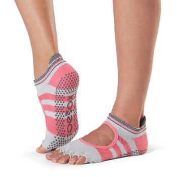 Toesox Halftoe Bellarina Grip csúszásgátló zokni (Whip) Méret: S 36-38 kép