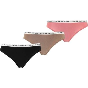 Tommy Hilfiger 3P THONG Női tanga, mix, méret kép