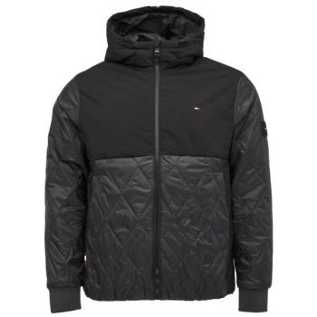 Tommy Hilfiger CL MIX HOODED JACKET Férfi kabát, fekete, méret kép