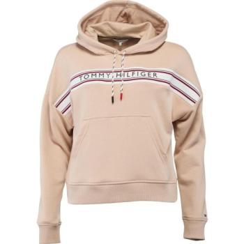 Tommy Hilfiger CLASSIC-HWK HOODIE Női pulóver, bézs, méret kép