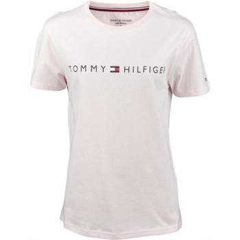 Tommy Hilfiger CN SS TEE LOGO Férfi póló, rózsaszín, méret kép