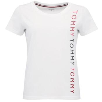 Tommy Hilfiger EMBROIDERY-SS TEE Női póló, fehér, méret kép