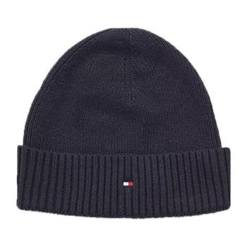 Tommy Hilfiger ESSENTIAL FLAG BEANIE Férfi téli sapka, sötétkék, méret kép