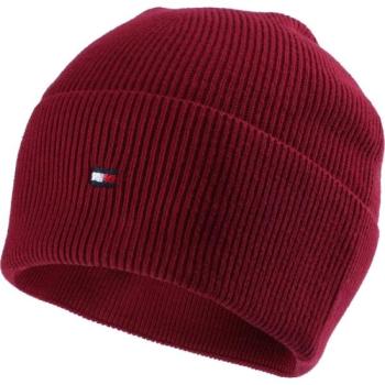 Tommy Hilfiger ESSENTIAL FLAG BEANIE Női téli sapka, piros, méret kép