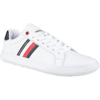 Tommy Hilfiger ESSENTIAL LEATHER CUPSOLE Férfi szabadidőcipő, fehér, méret kép