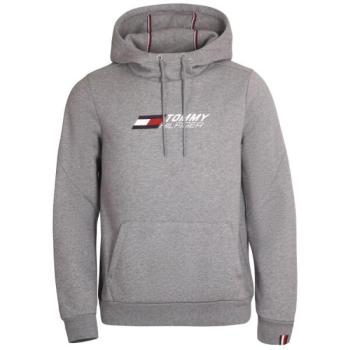 Tommy Hilfiger ESSENTIALS HOODY Férfi pulóver, szürke, méret kép