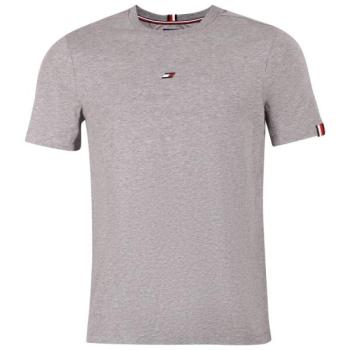 Tommy Hilfiger ESSENTIALS SMALL LOGO S/S TEE Férfi póló, szürke, méret kép