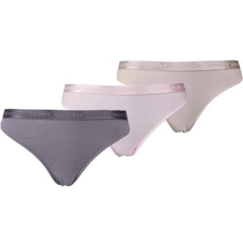 Tommy Hilfiger EVERYDAY LUXE 3 PACK Női tanga, bézs, méret kép